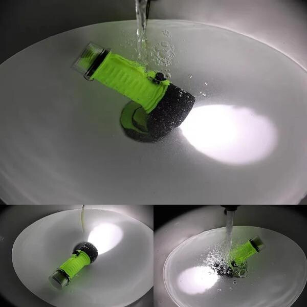 200000LM 2*P100 Diving Flashlight Professional Diving Torch Led Diving Light