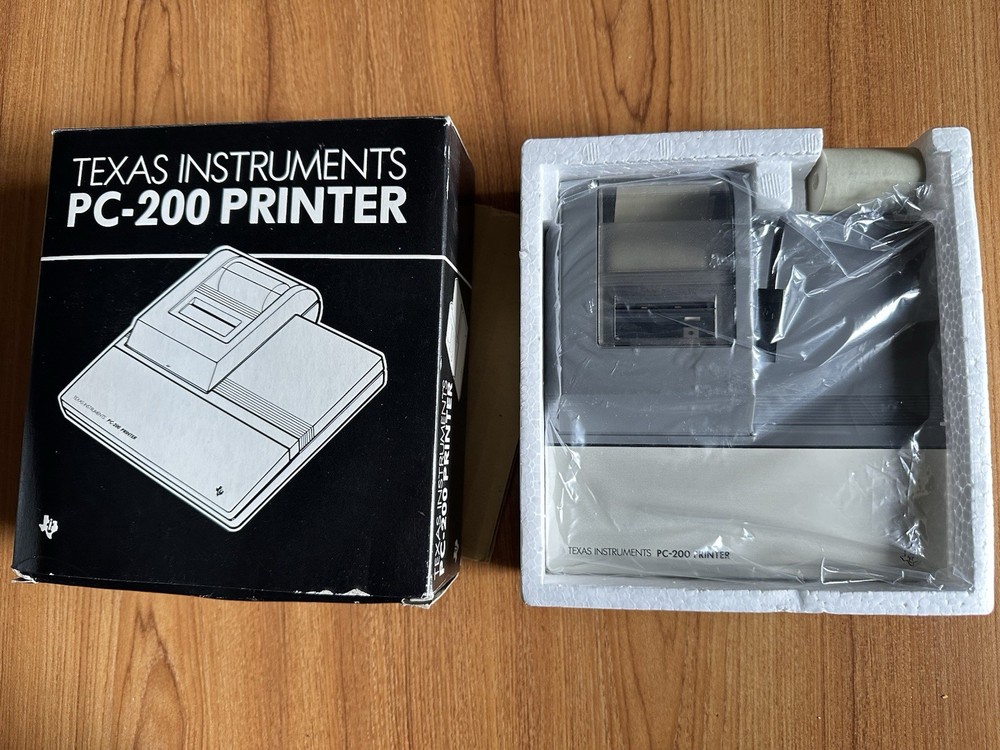 Texas Instruments PC-200 Thermal Printer Circa 1985 NIB