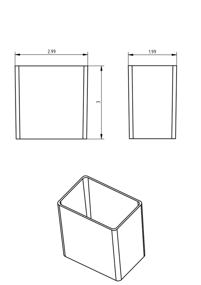 96pc 2x3" Drawer Organizer Bins Modular Storage Hardware Craft Toolbox