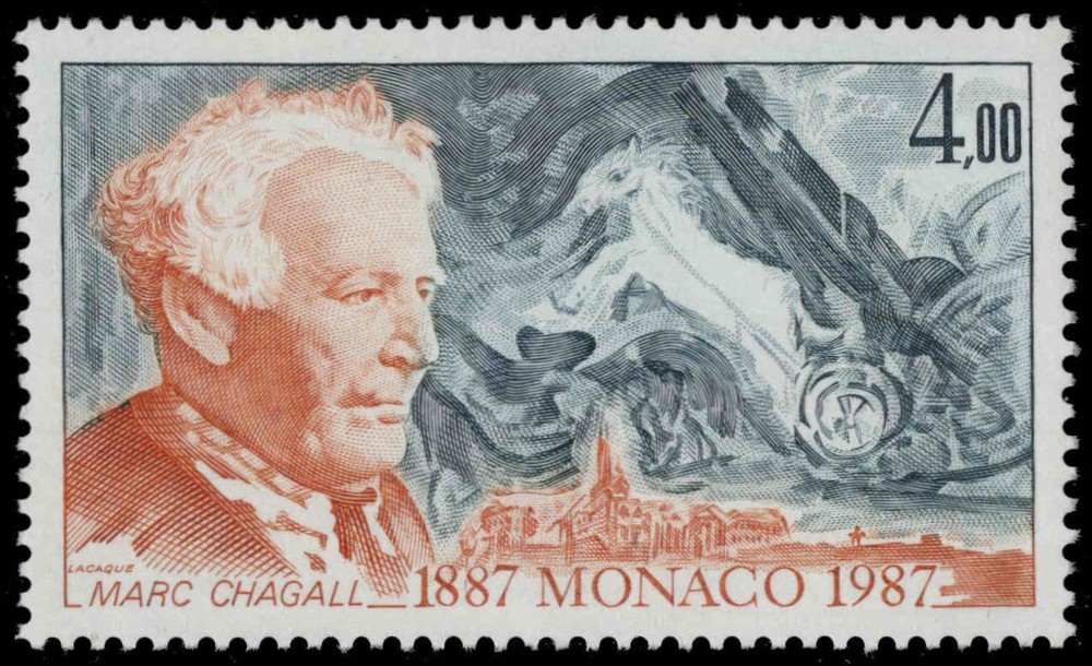 MONACO 1599 - Marc Chagall "Painter" (pc39729)