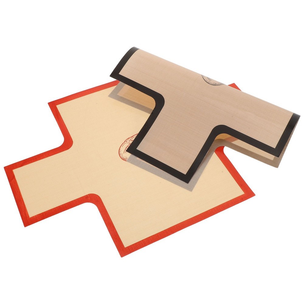 2 PCS High Temperature Resistant Silicone Baking Mat Cookie Bread