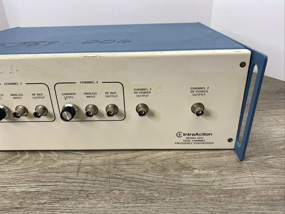 IntraAction DFE-404A4 Model DFE Dual Channel Frequency Synthesizer *Tested Read*