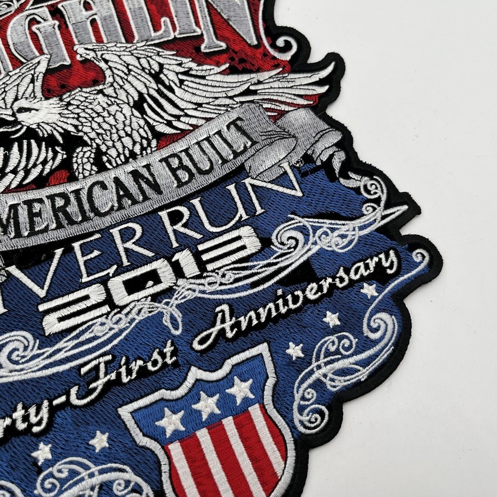 Harley Davidson Patch Laughlin River Run 2013 NOS American Built Eagle 11" x 9"
