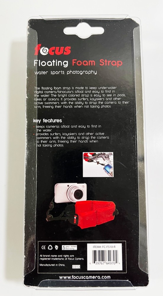 Focus Professional Floating Foam Strap in Red