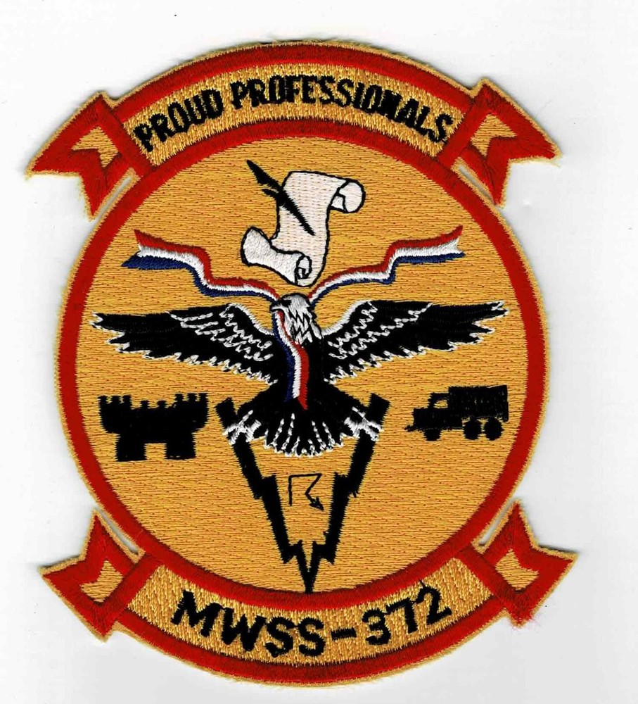 Marine Corps Wing Support Squadron MWSS 372 patch.