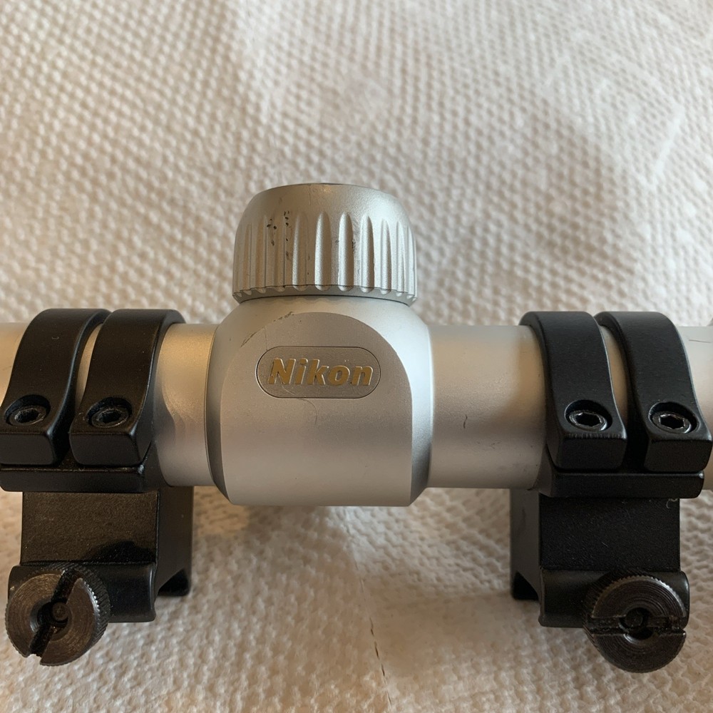 Nikon Inline XR 3-9x40 Rifle silver Muzzleloader Scope BDC 300 Reticle