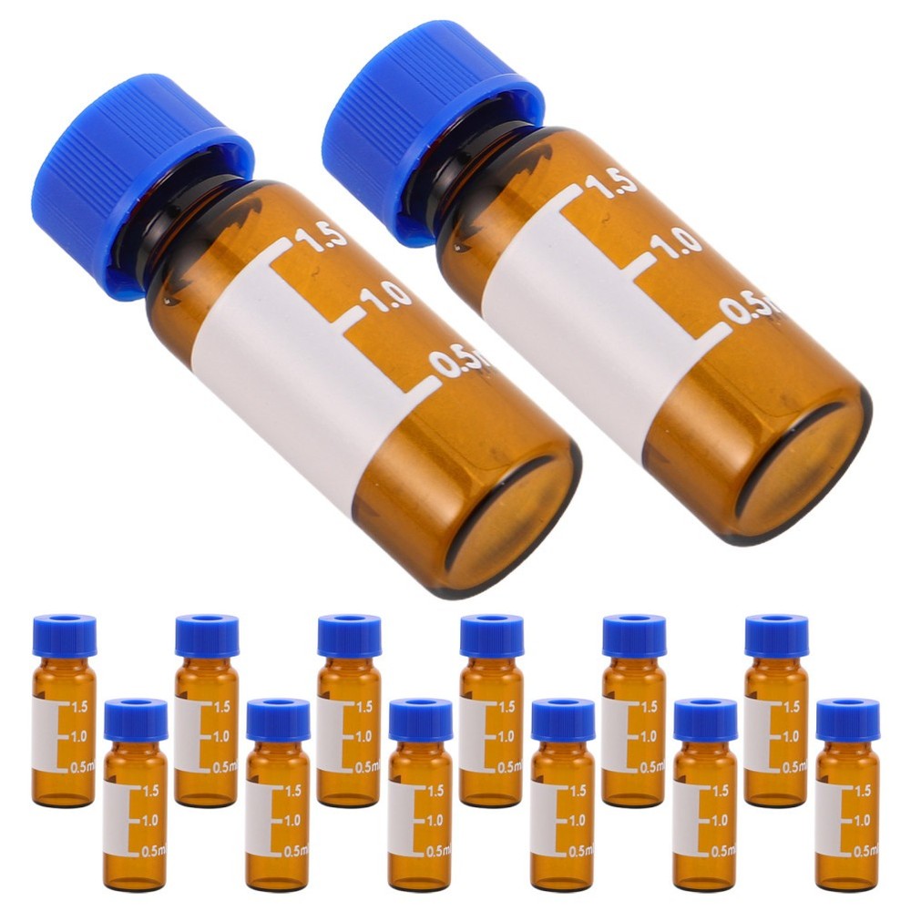 100 Pcs Small Sample Vials Laboratory Bottles Autosampler Analytical Sampling