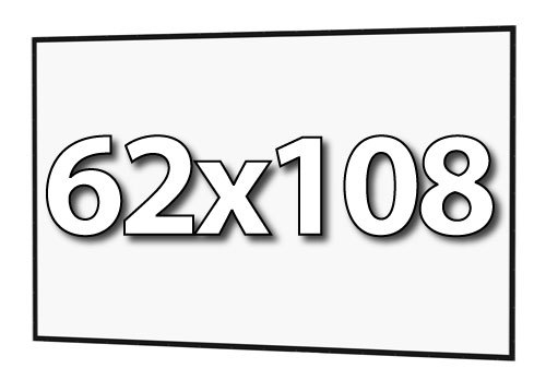 DA-LITE 90827 - FAST-FOLD DELUXE 62x108 REPLACEMENT SURFACE - DUAL VISION