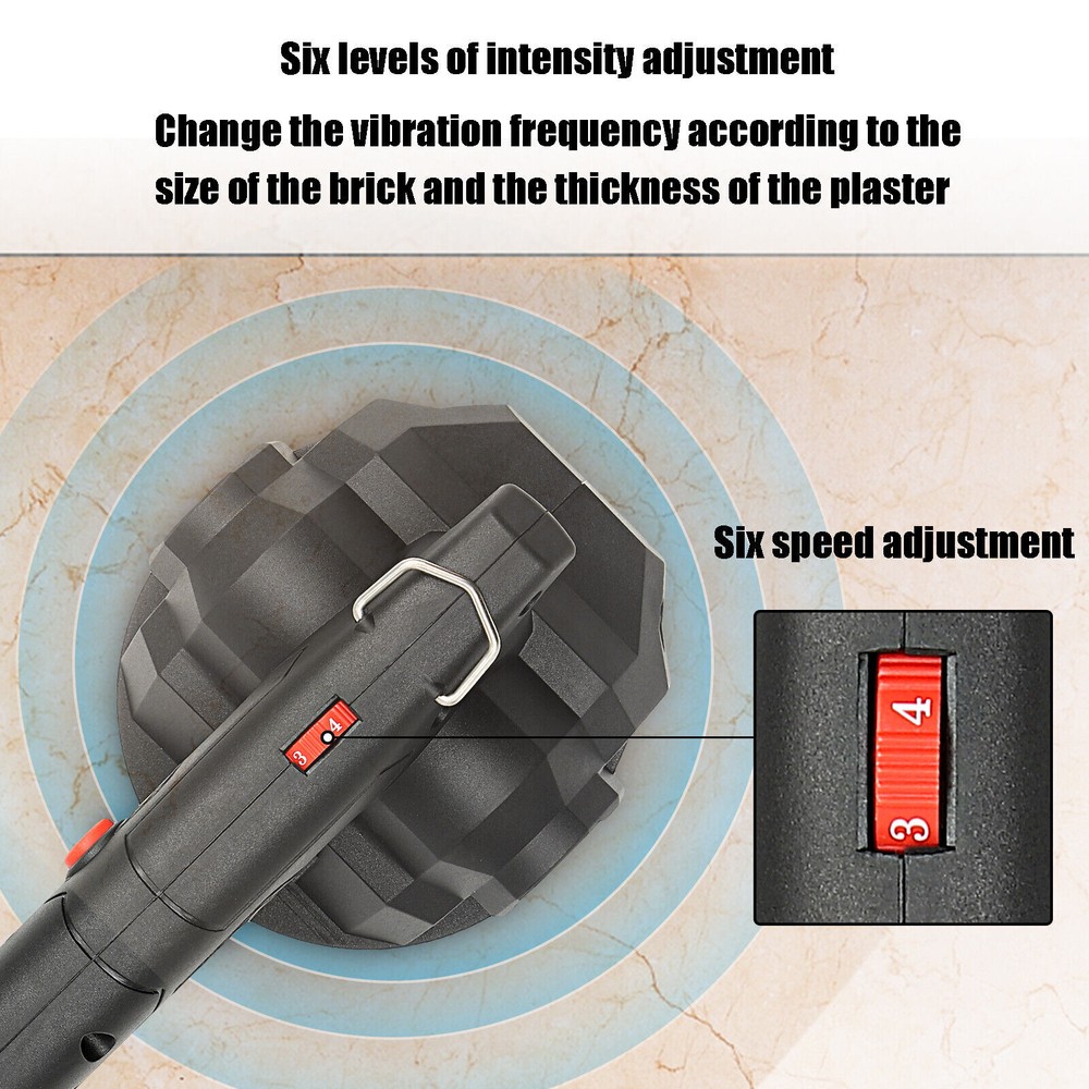 6-Gears Electric Tile Machine Tile Vibrator Suction Cup Tiling Machine 5 Inch