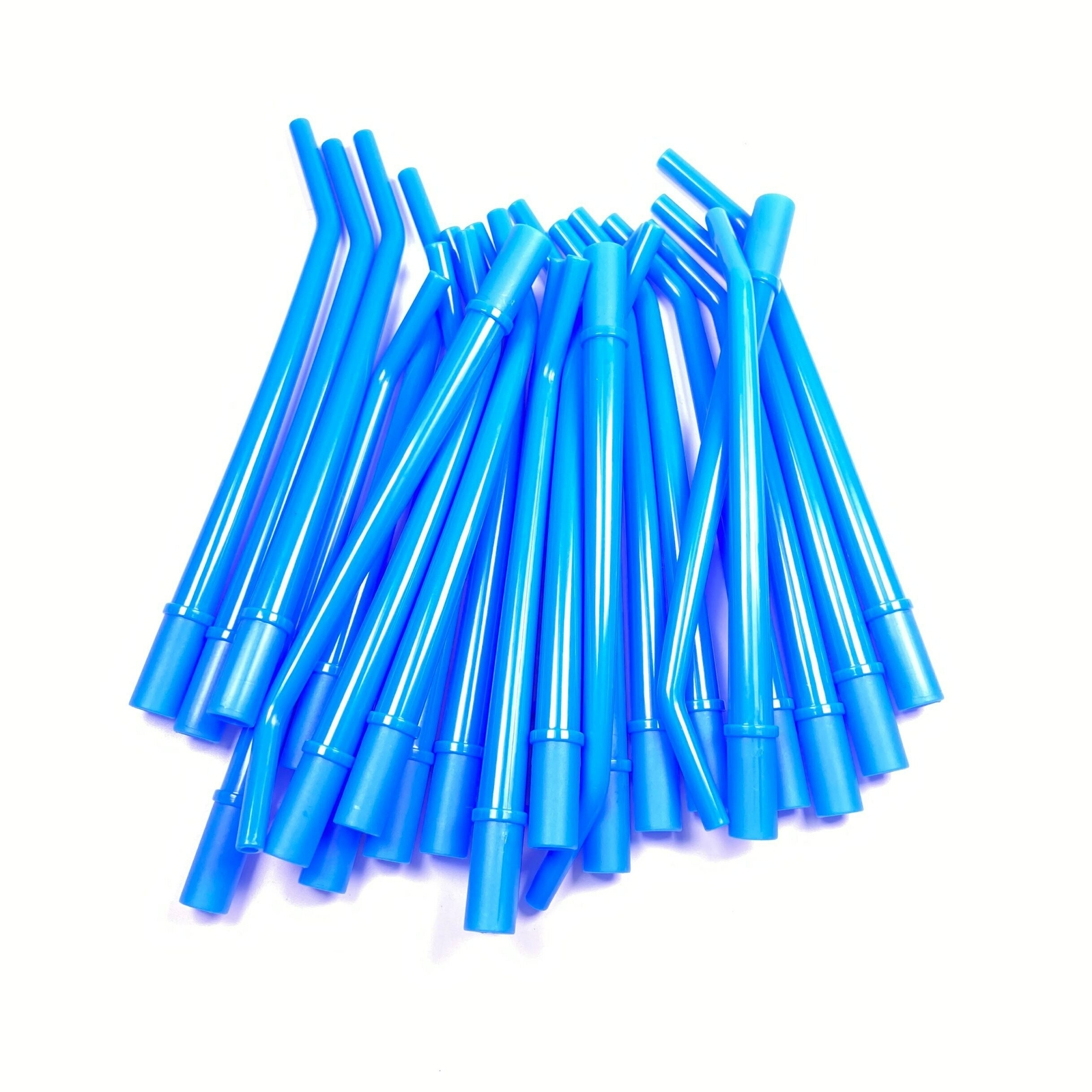 50~200pcs Dental Surgical Suction Tips White/Blue Saliva Ejectors Aspirator Tube