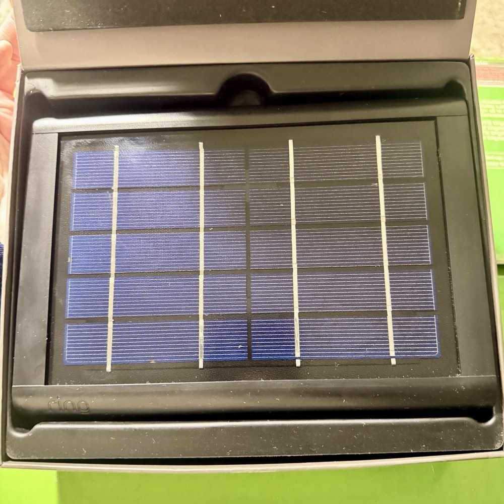 Ring Solar Panel V2 for Stick Up Cam Power 2.2W 5.2V (Micro USB) Black