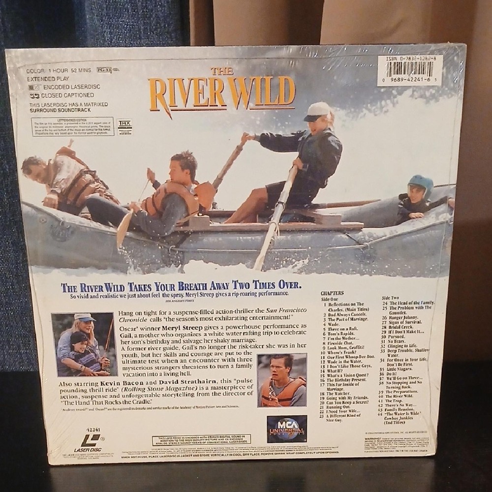 "Make Offer" Sealed The River Wild LaserDisc