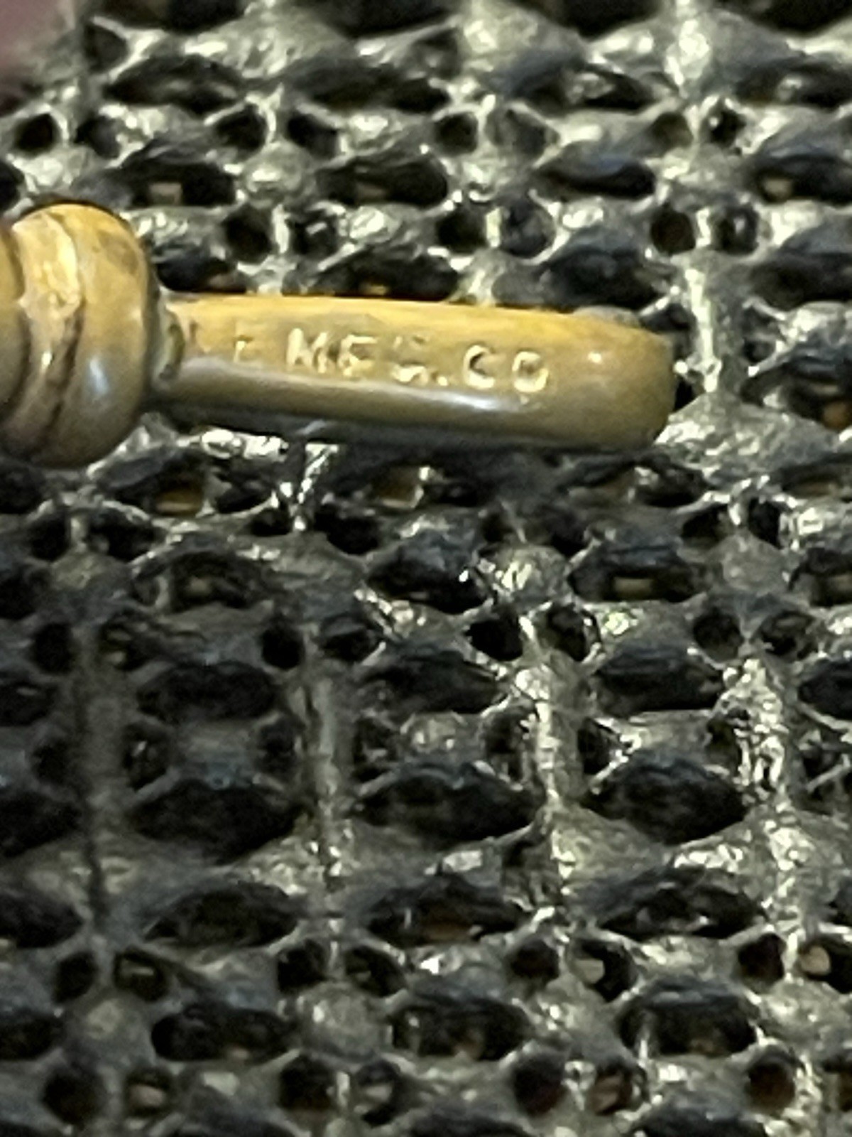 Antique E MFG CO Gold Filled Albert Pocket Watch Chain 12” Pendant FOB w/ T-Bar