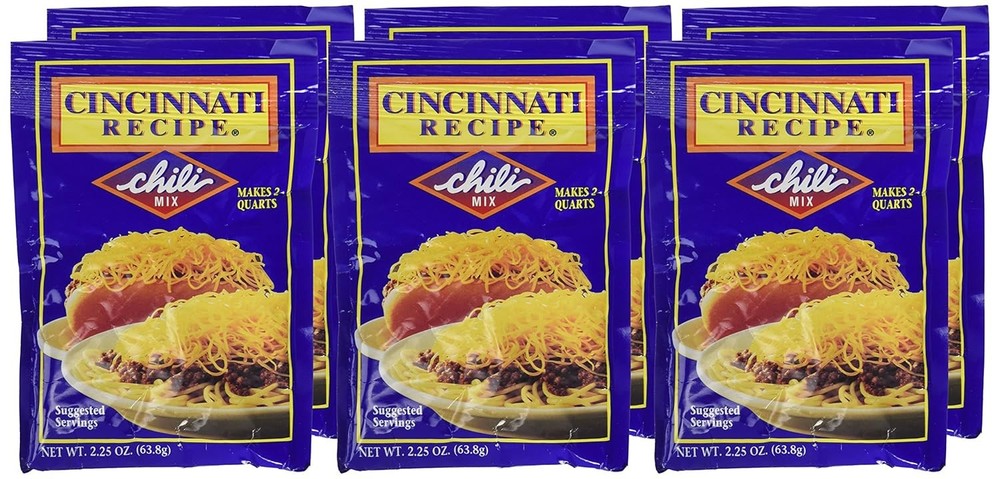 6 Pack Cincinnati Chili Mix Packets