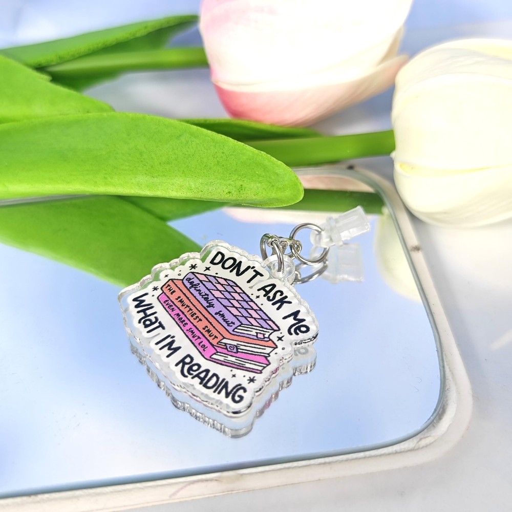 ANKUAITIAN 6PCS Charms for E-Reader, About Reading Theme Dust Type C, Style-B
