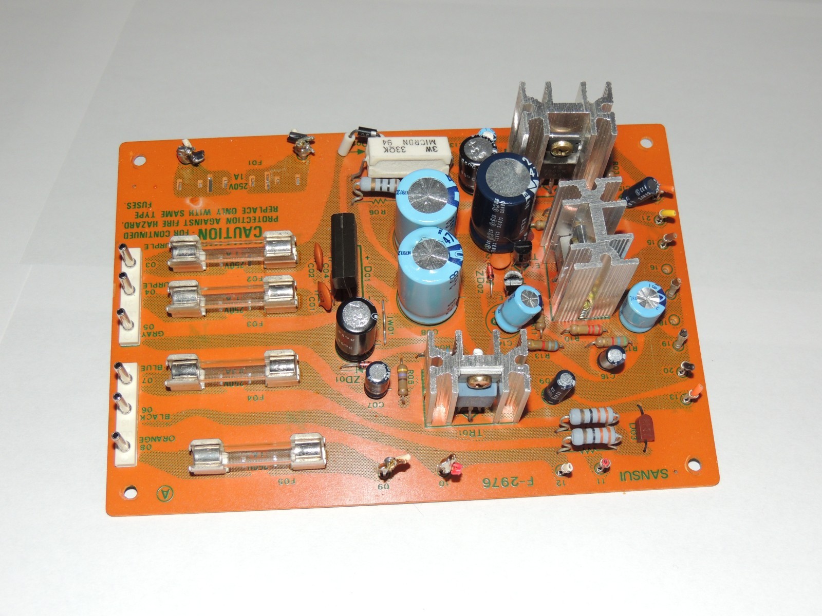 Sansui TU-719 Power Supply Assembly 7503251 & F2976