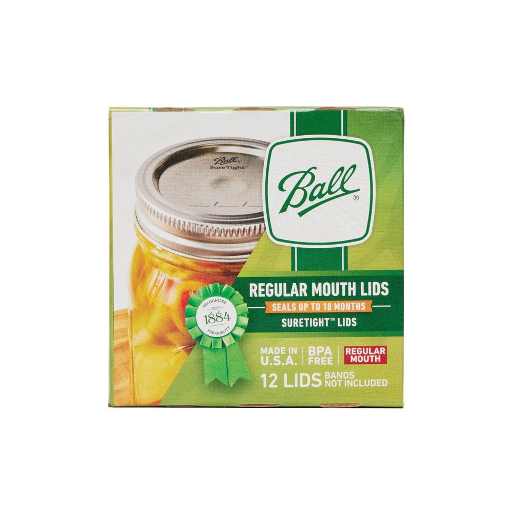 Regular Mouth Jar Lids 4 pack