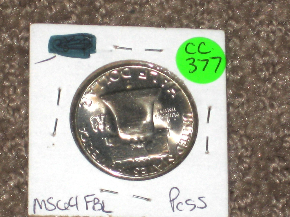 1958 Franklin Half Dollar Silver, FBL Uncirculated
