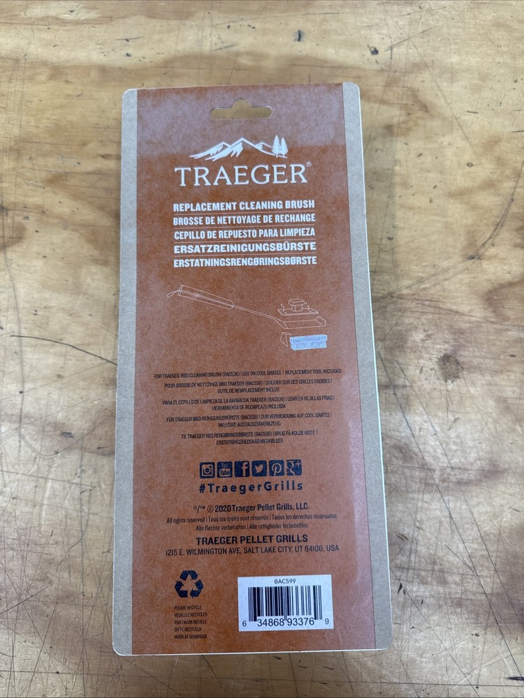Traeger replacement cleaning brush BAC599