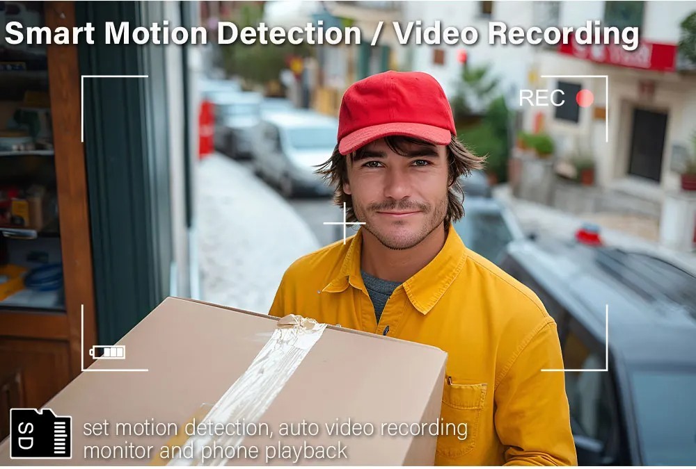 Smart Video Intercom with Motion Detection&2-Way Audio | 6 x 10-Inch Touchscreen