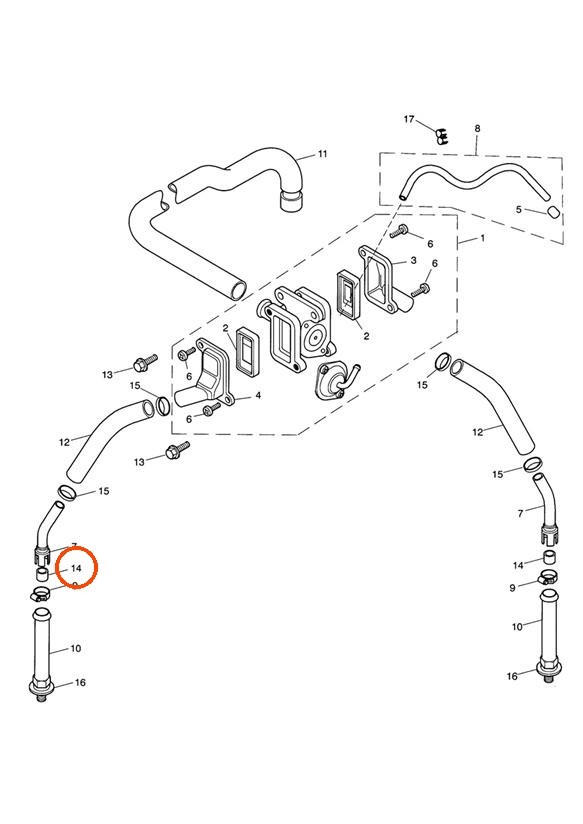 Triumph T1250055 - Genuine OEM Seal