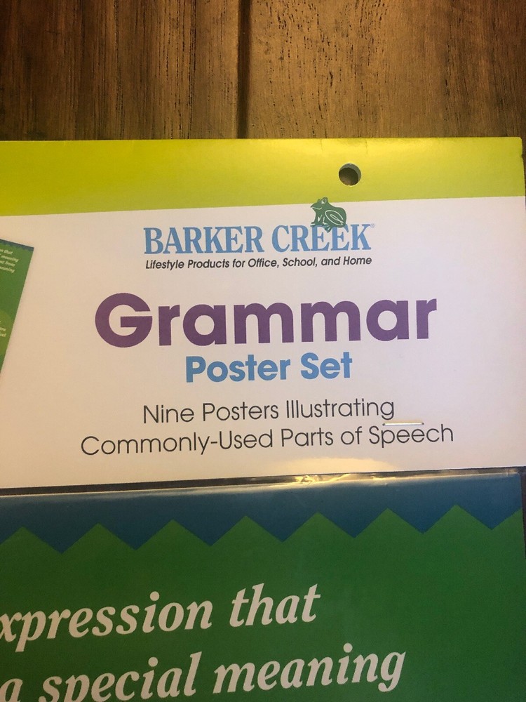 BARKER CREEK GRAMMAR 9 POSTER SET 1899