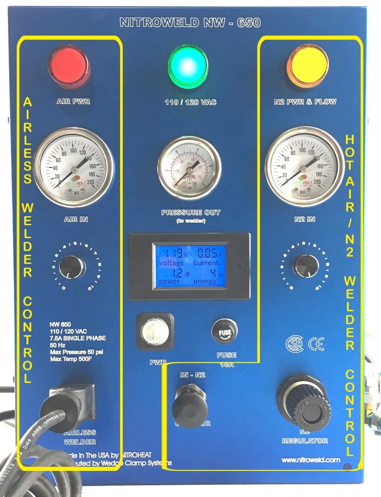 Nitroheat plastic welder