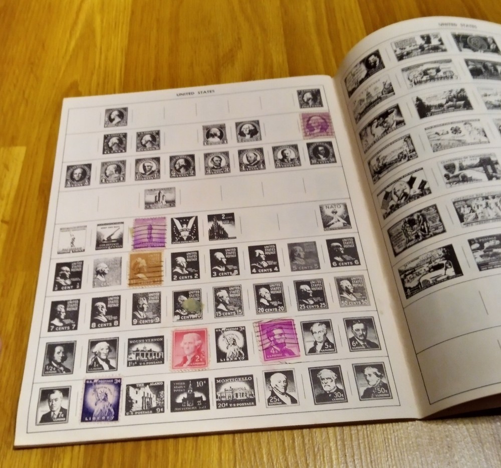 The Adventurer Stamp Album By Honor-Bilt 1959 With Stamps - As Is