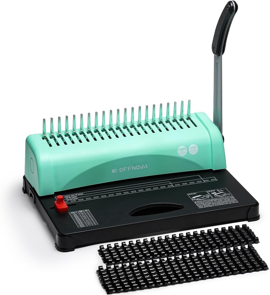 Effortless Binding Machine for 450 Sheets – Easy Punch and Adjustable Margin