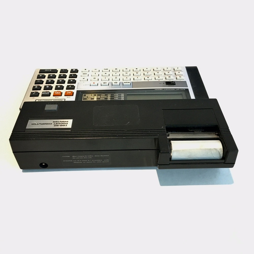 RadioShack TRS-80 PC-4 w/ Pocket Computer Printer