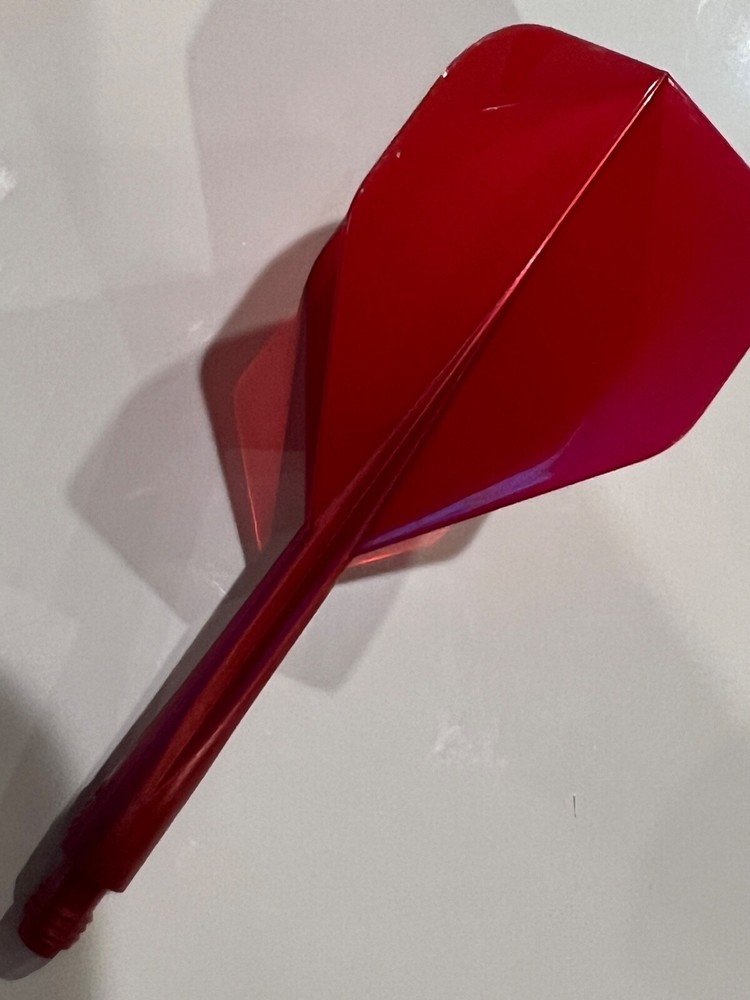 CONDOR RED METALLIC AXE MEDIUM 27.5MM FLIGHT SMALL SHAPE SHIPS FREE