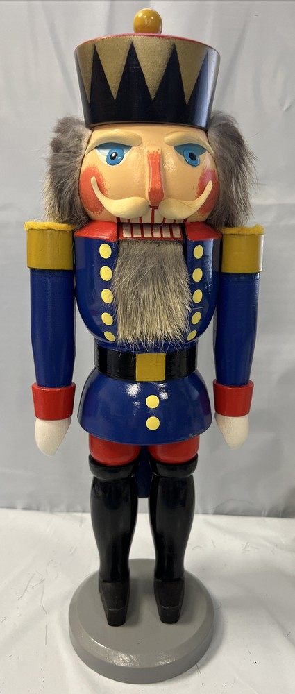 Classic Wooden Nutcracker  ~ 13" SOLDIER ~ Great Condition
