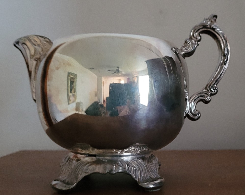 F. B. Rogers Silverplated Footed Creamer