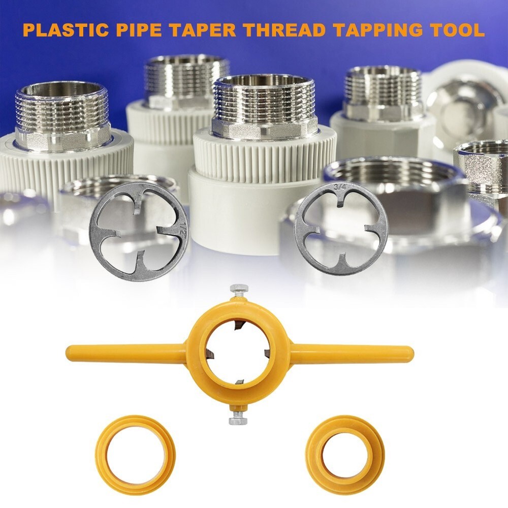 PPR Riser, Step Drill Bit, PVC Thread Making Size Plastic Pipe Thread Hand Tools