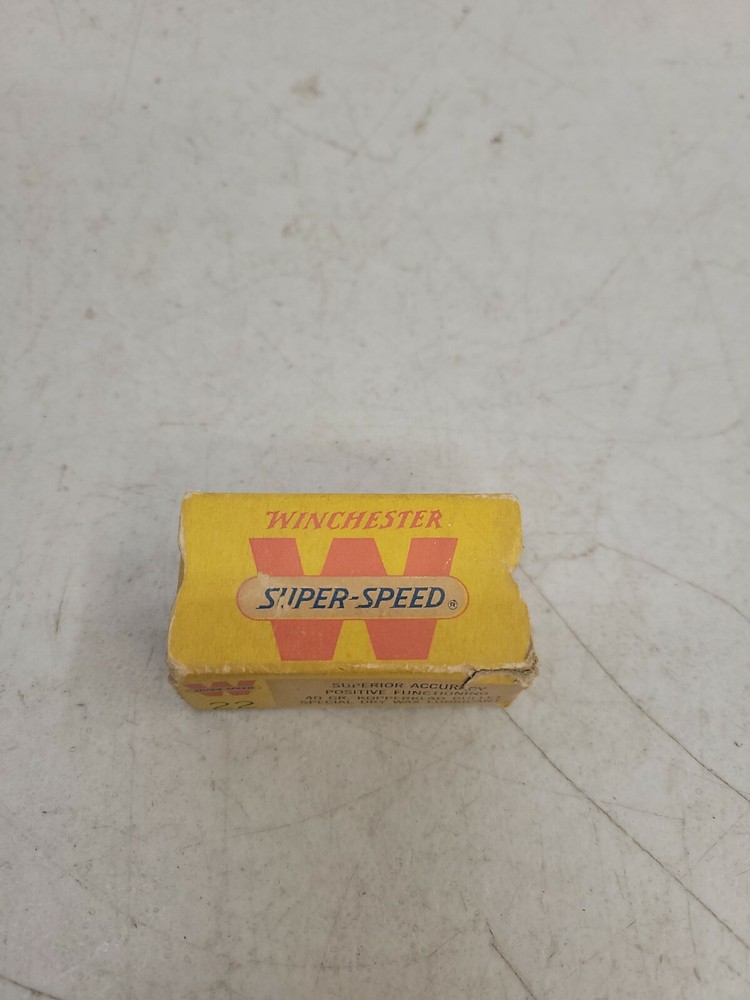 Vintage Winchester 22 long rifle box only