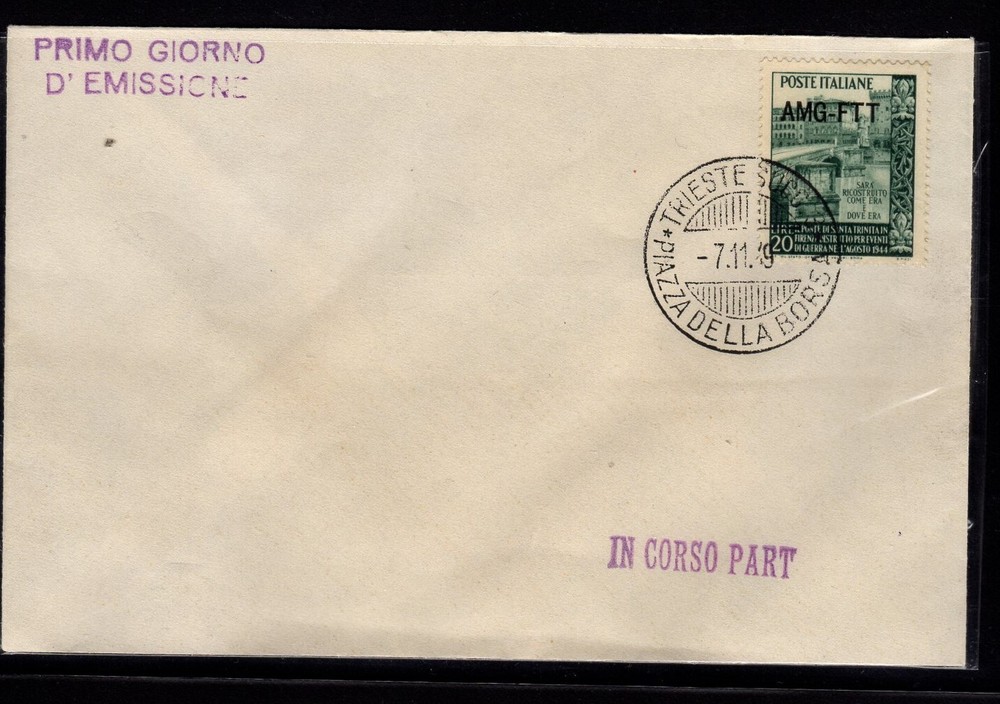 1949 Ponte Santa Trinità First Day Cover