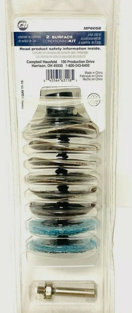 Campbell Hausfeld 2in. Surface Conditioning Kit 9pc Pack