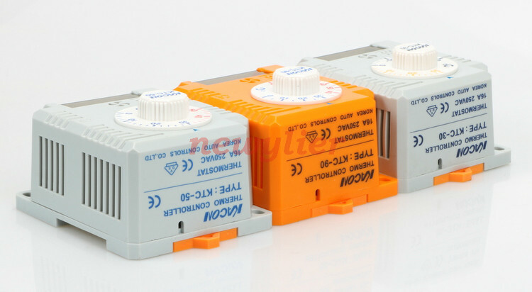 Mechanical cabinet temperature controller -30°C~+90°C with LED light