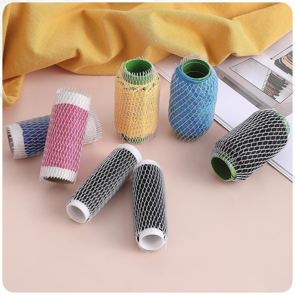 100 Pcs Thread Net Spool Saver, Embroidery Machine Thread Spools Sleeve Nets ...