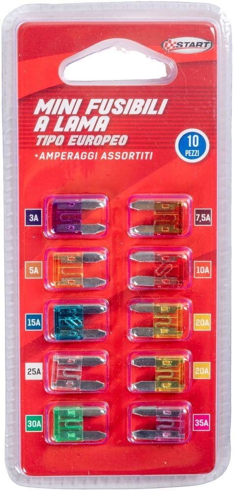 START 10 Piece Mini Blade Fuse Set
