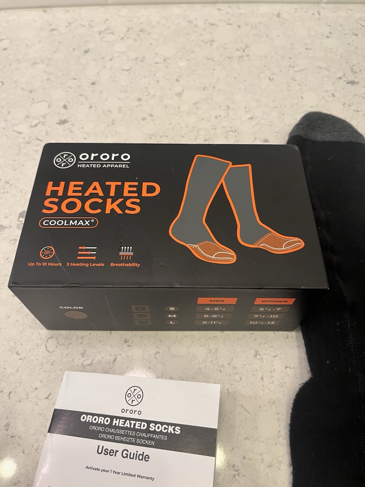 Ororo Heated … Two Sets Of Batteries