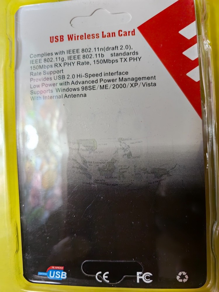 USB Wifi LAN card adapter