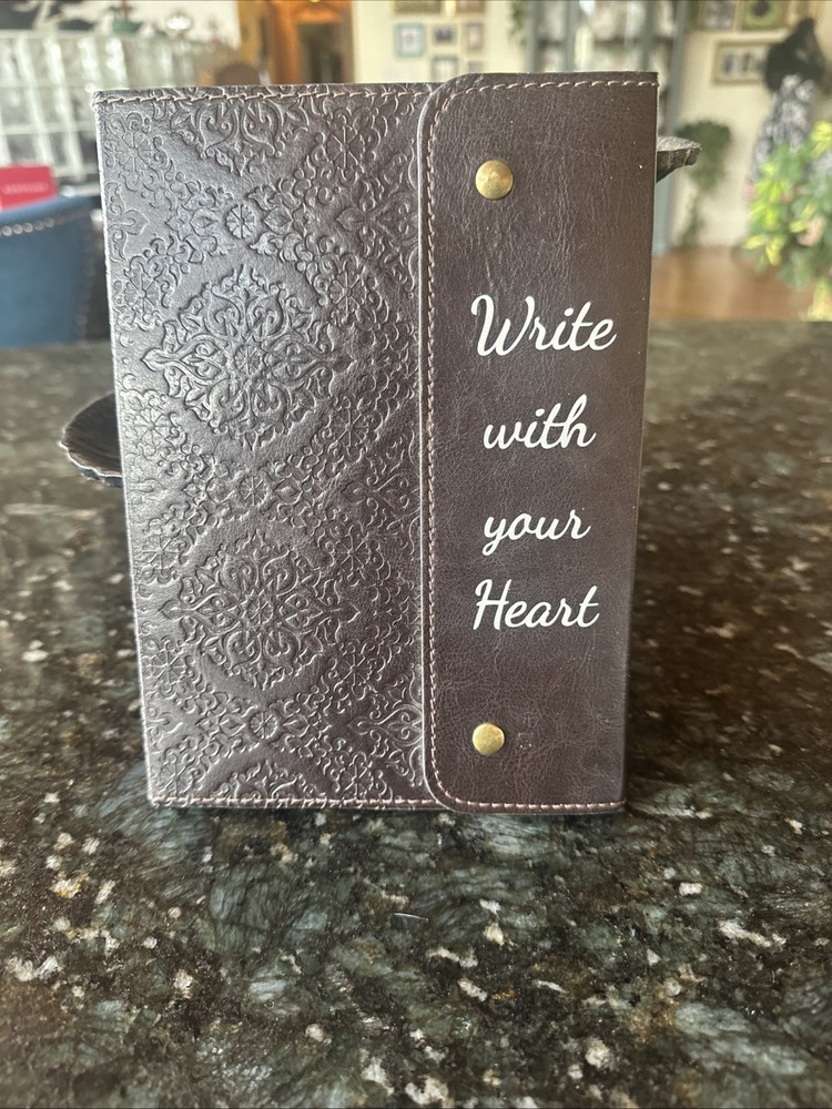 Leather Journal Write With Your Heart