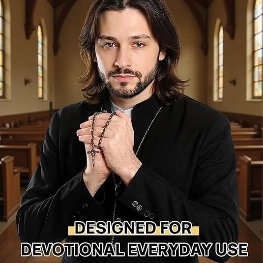 Handmade Wooden Catholic Rosaries Rosary Necklace From Bethlehem Olive Wood