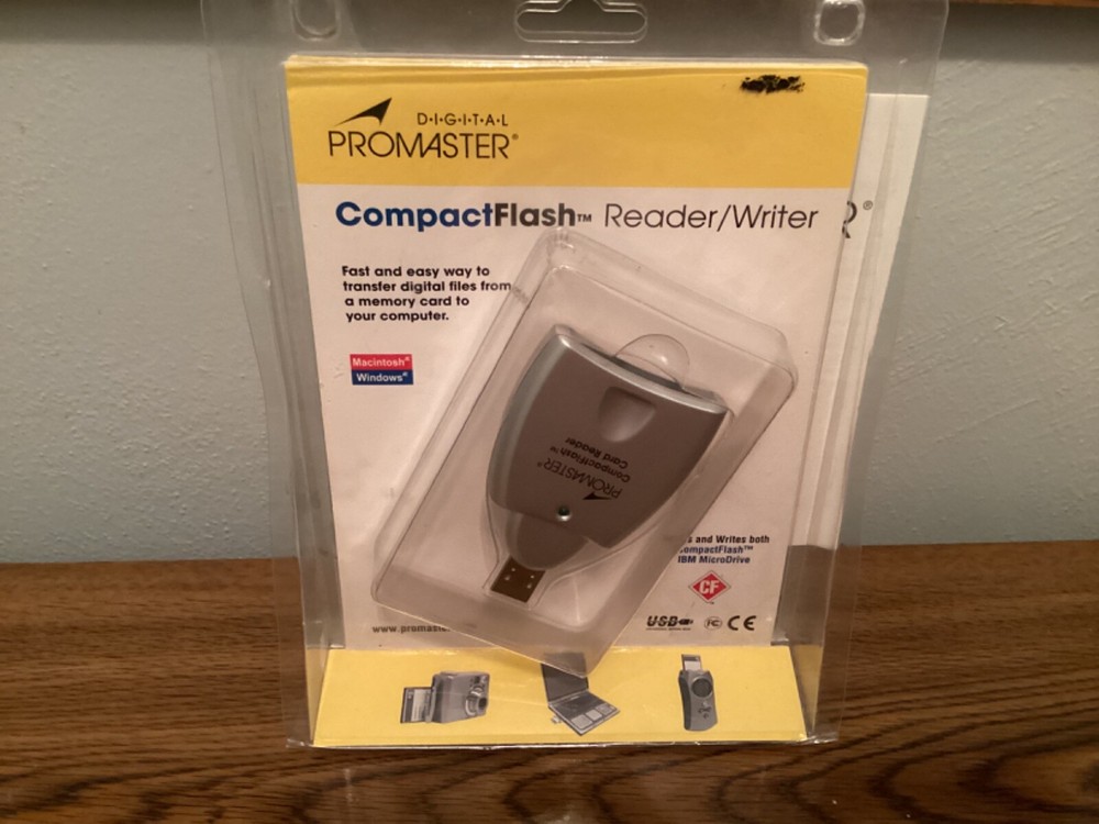 Digital Promaster Compact Flash Reader Writer Code 5673 Mac Windows New
