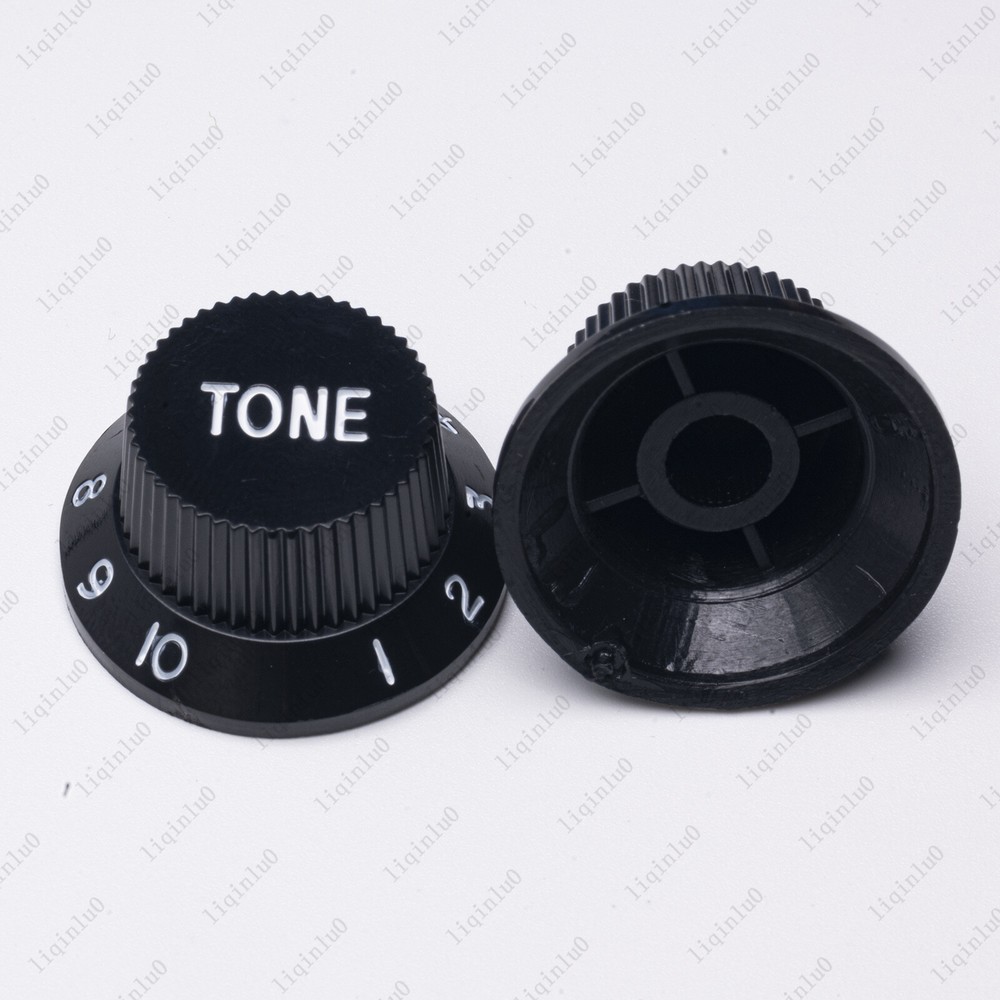 Black/White Numbers ST Electirc Guitar Knobs Volume Tone Knob For Stratocaster