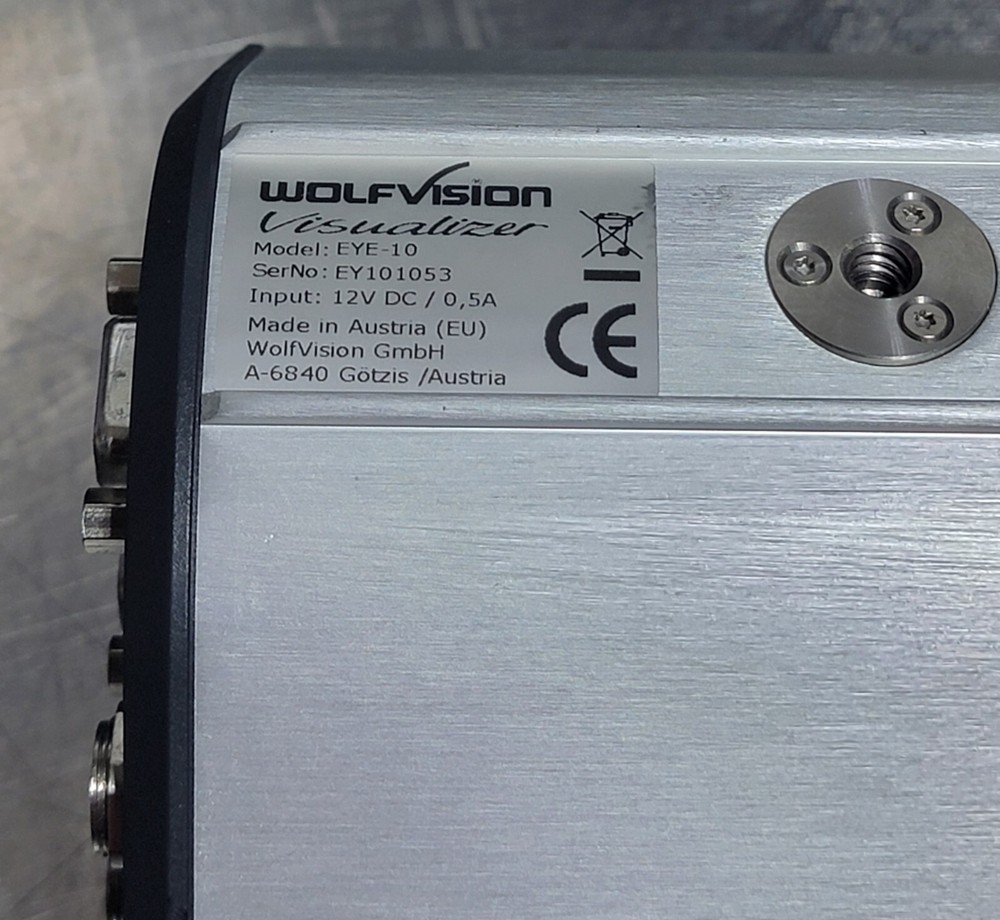 Wolfvision Visualizer EYE-10 720p HD Live Image Camera