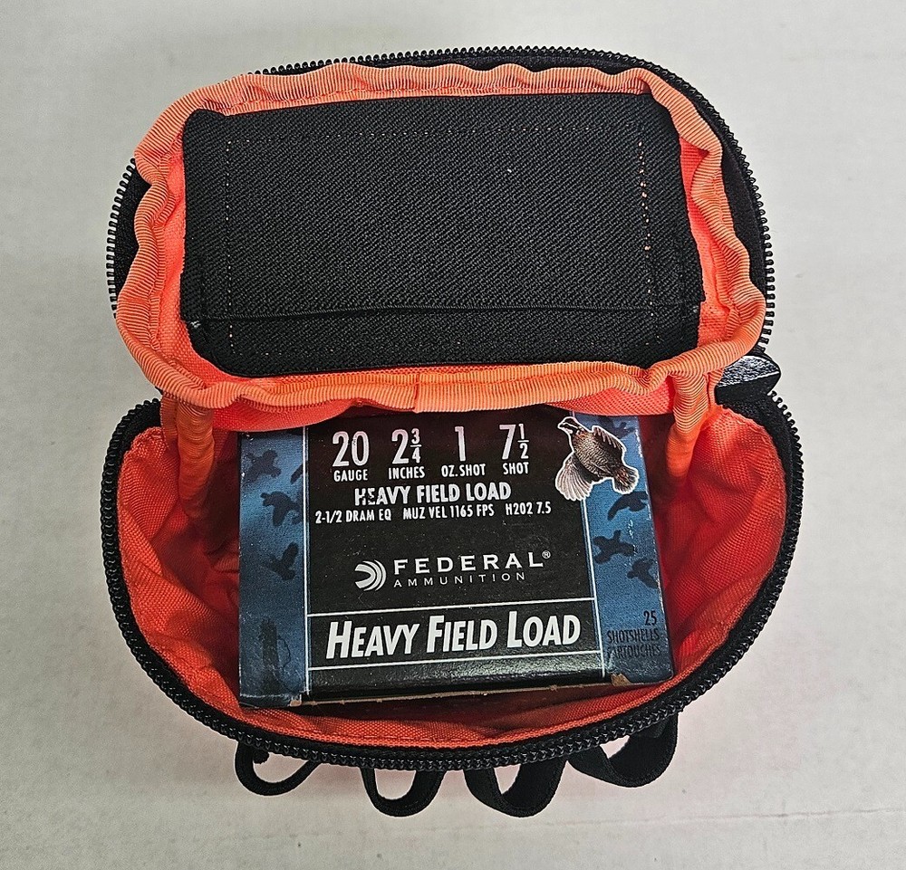 AR500 Orange Shot Shell Pouch with MOLLE