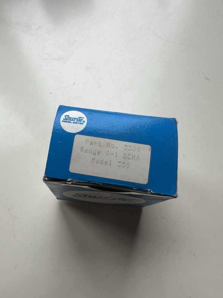 Shurite Panel Meter #3300 Range 0-1 DCNA Model 350 In Box