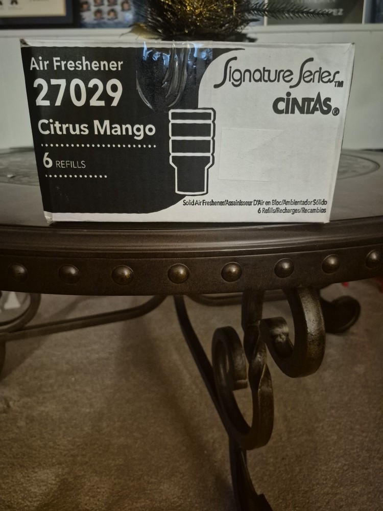 Signature Series Cintas Solid Air Freshner Citrus Mango Brand New Solid Air